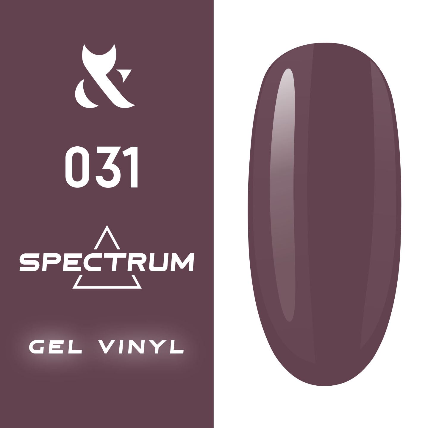 Гель-лак FOX Spectrum Gel Vinyl 7 мл № 031 (Колір: сіро-фіолетовий)